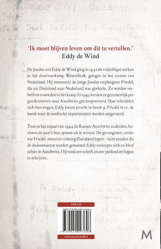 Eindstation Auschwitz achterkant