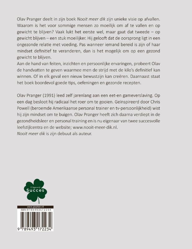 Nooit meer dik achterkant