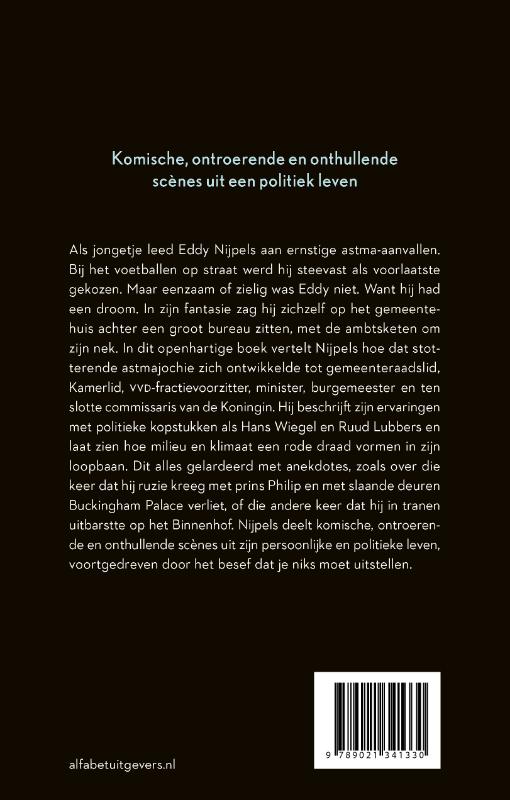 Nooit wachten op later achterkant