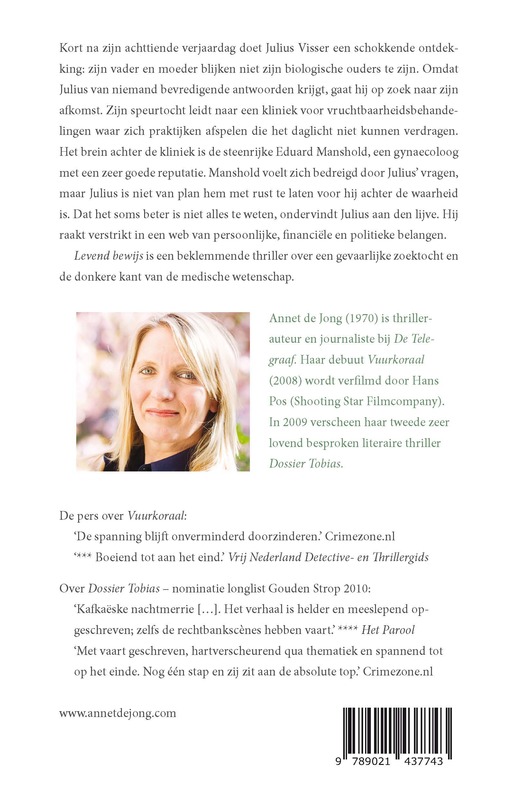 Levend bewijs achterkant