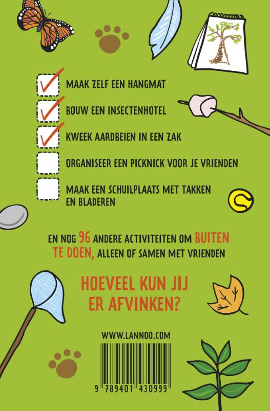 101 dingen om buiten te doen achterkant
