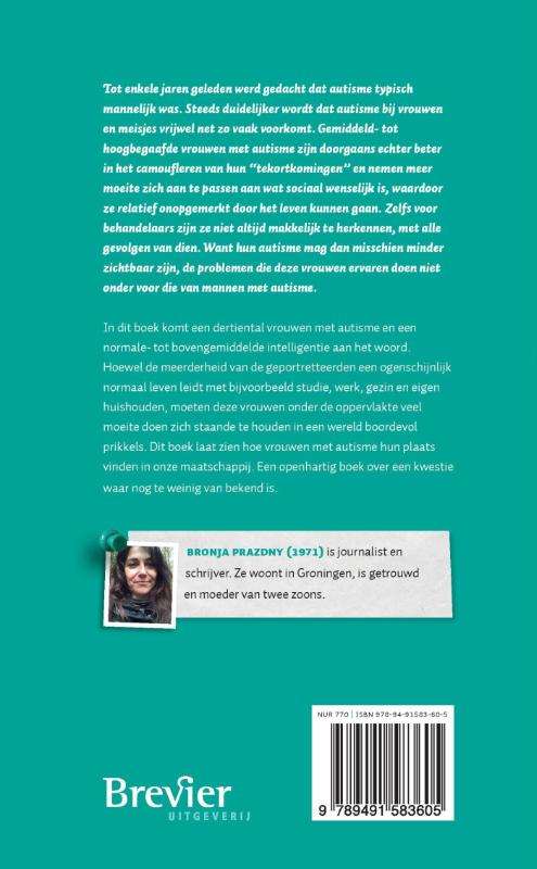 Vrouwen met autisme achterkant