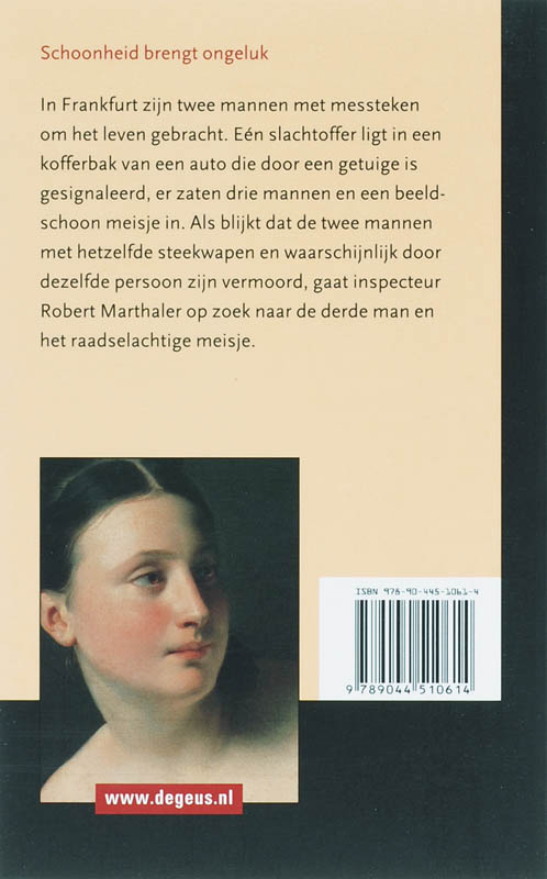 Een al te mooi meisje achterkant