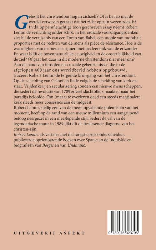 De kruisgang van het christendom achterkant