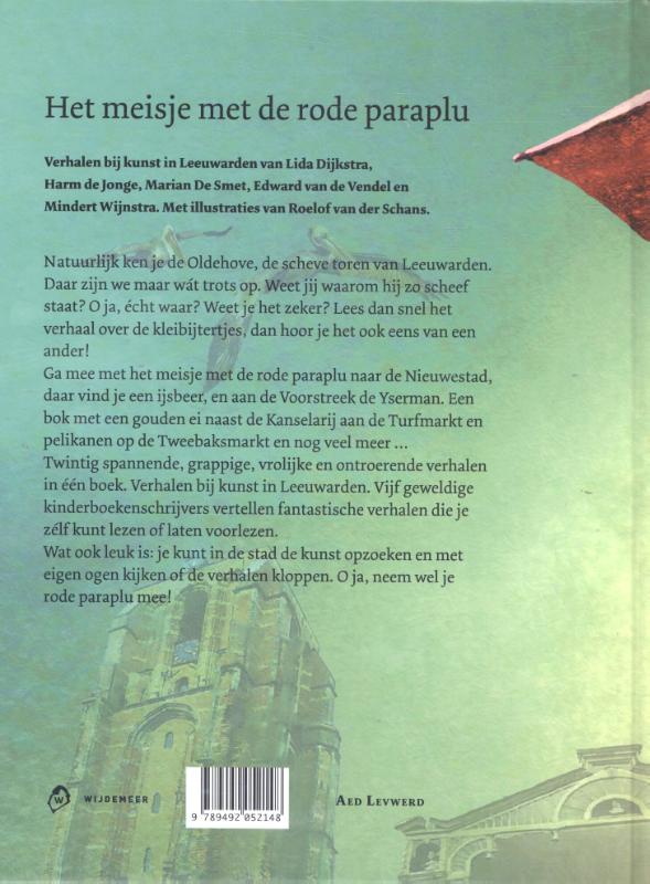 Het meisje met de rode paraplu achterkant