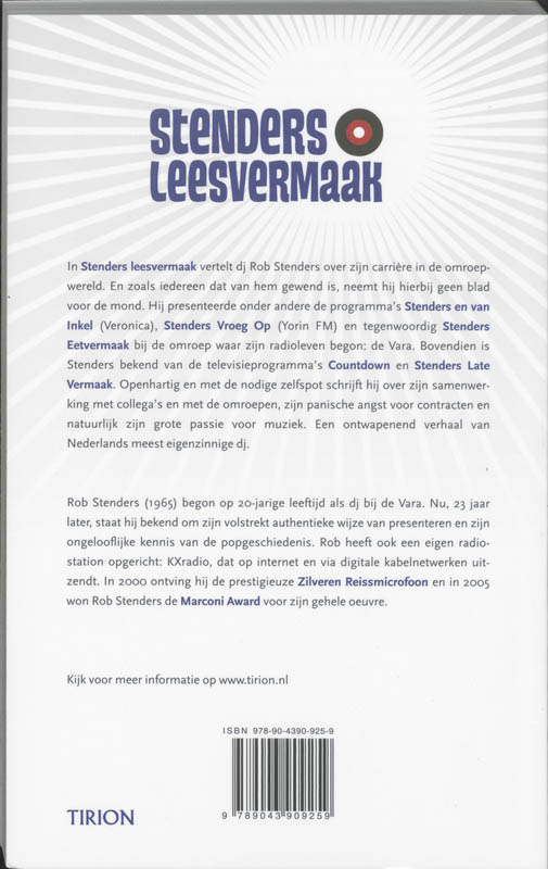 Stenders Leesvermaak achterkant