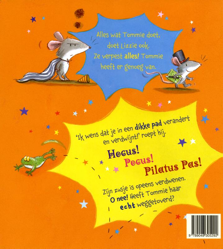 De wonderbaarlijke goocheltruc achterkant