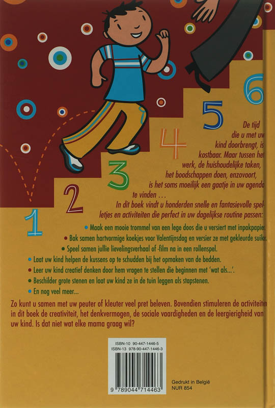 Leerrijke activiteiten met uw peuter of kleuter achterkant