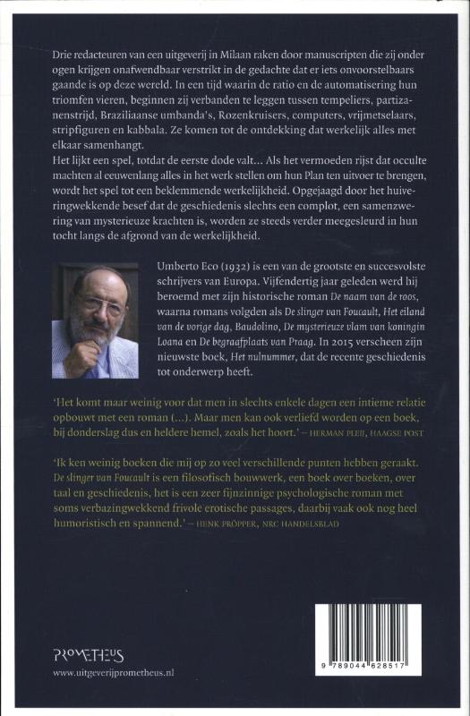 De slinger van Foucault achterkant