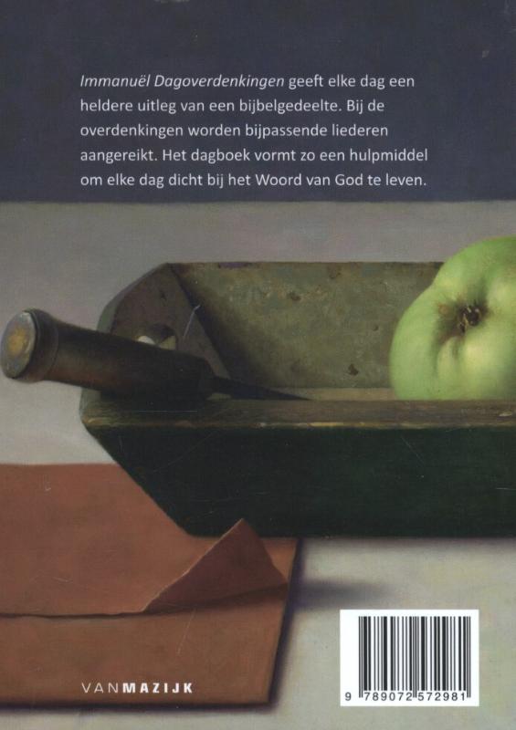 Immanuël dagoverdenkingen  / 2013 achterkant