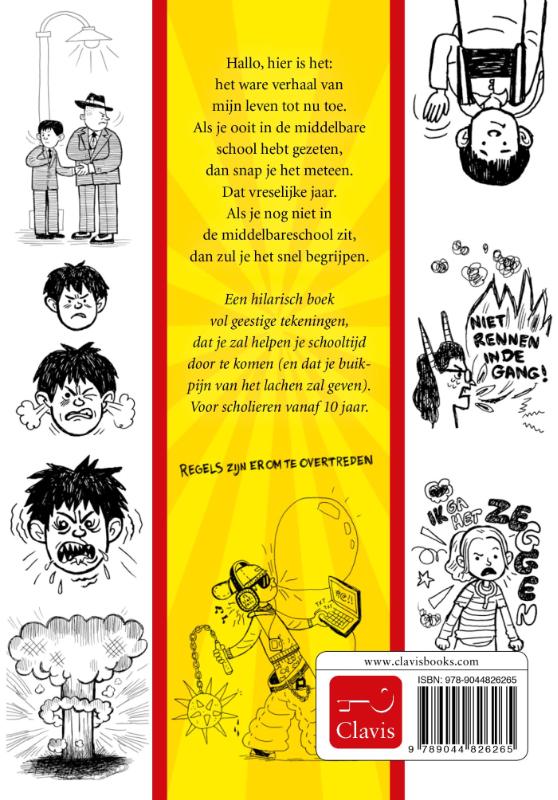 De ergste jaren van mijn leven / Rotschool / 1 achterkant