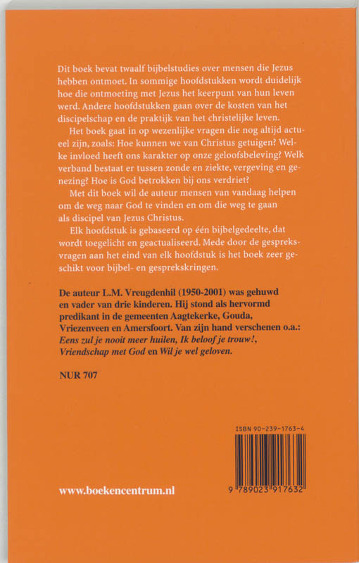 Ontmoetingen met Jezus achterkant