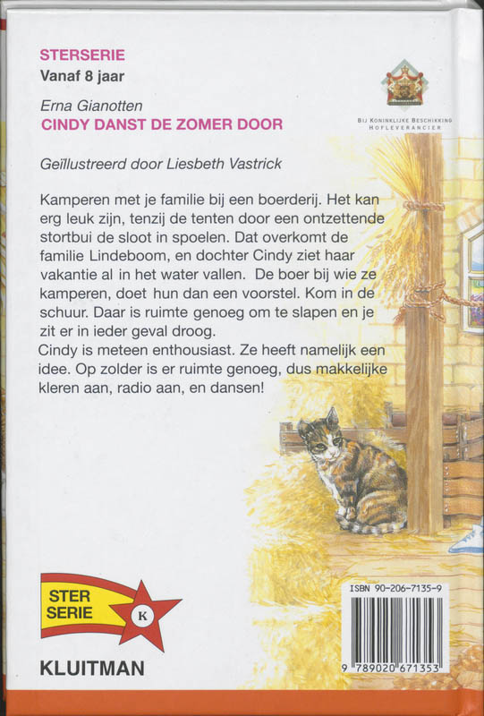 Cindy danst de zomer door / Sterserie achterkant