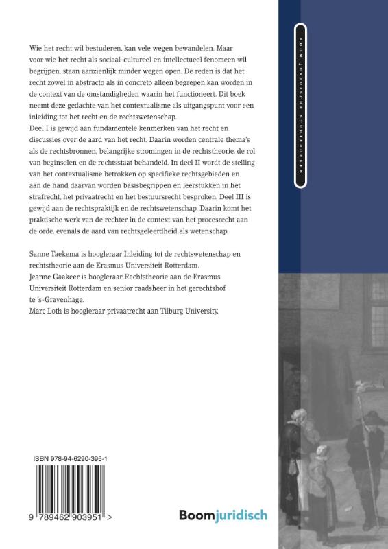 Recht in context / Boom Juridische studieboeken achterkant