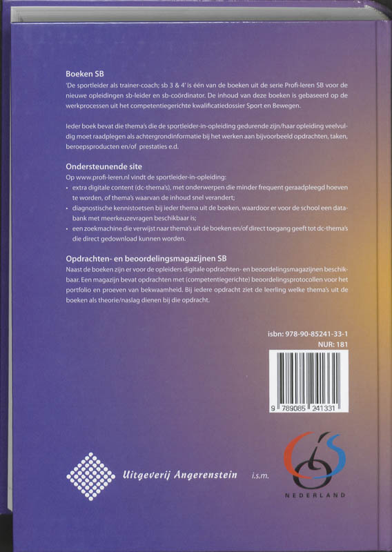 De sportleider als trainer-coach achterkant