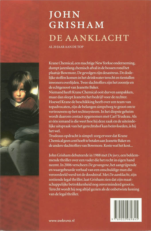 De Aanklacht achterkant