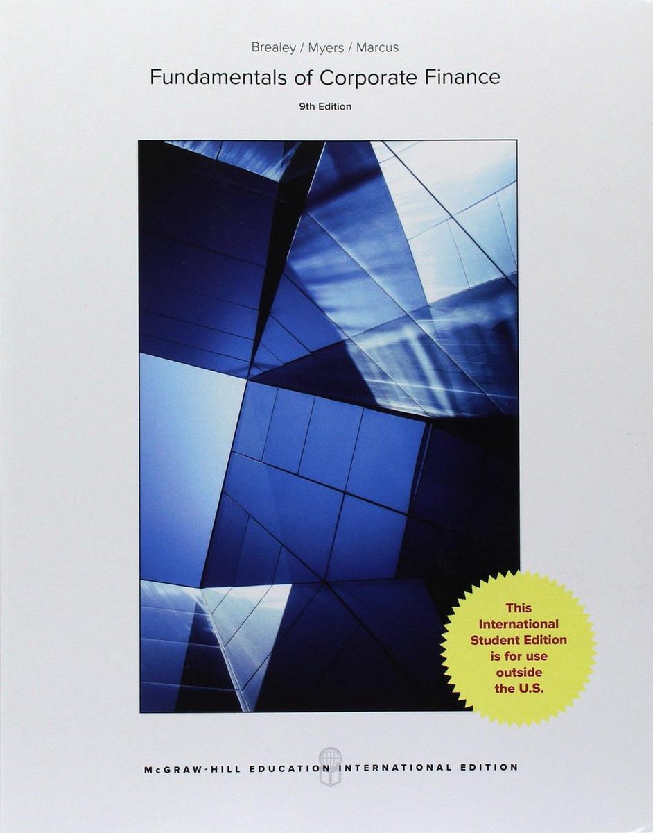 Fundamentals of Corporate Finance