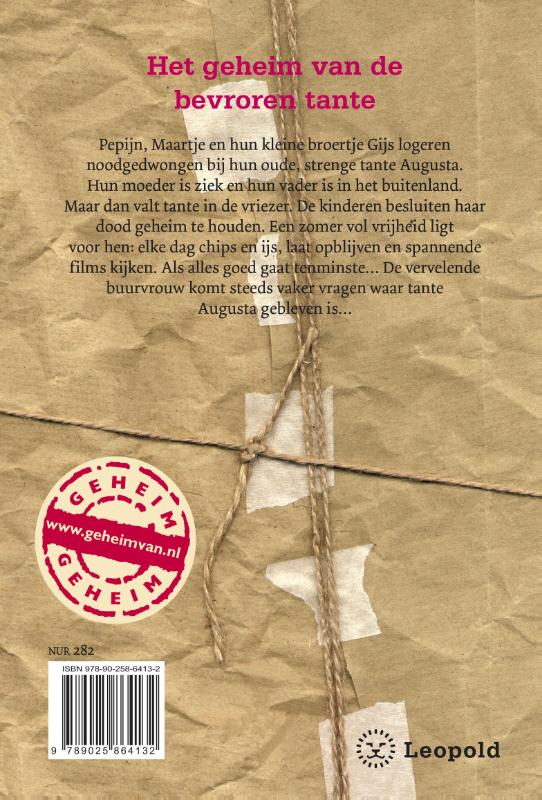 Het geheim van de bevroren tante / Geheim achterkant