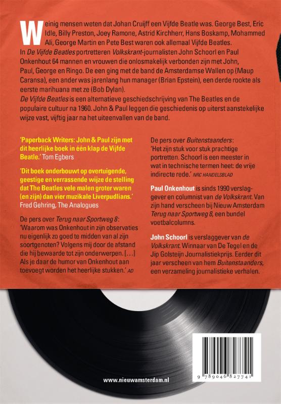 De Vijfde Beatles achterkant