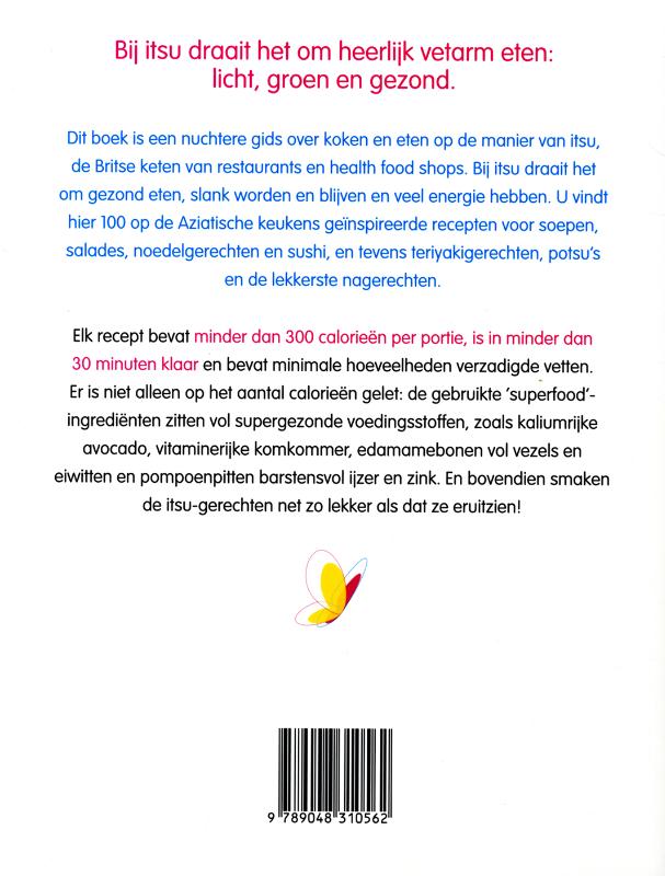 Itsu, het kookboek achterkant