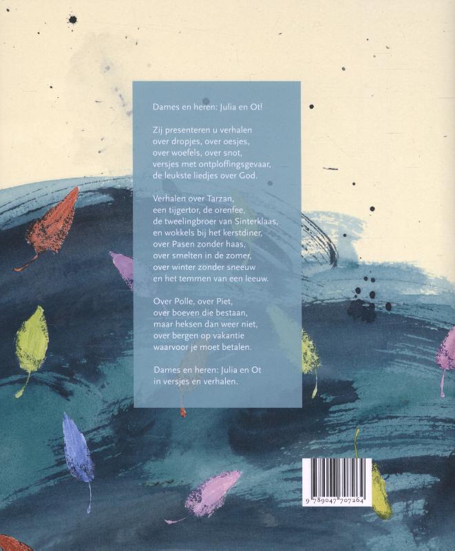 Een dik jaar Julia en Ot achterkant