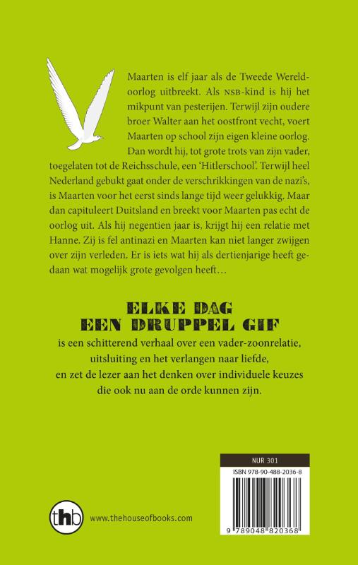 Elke dag een druppel gif achterkant