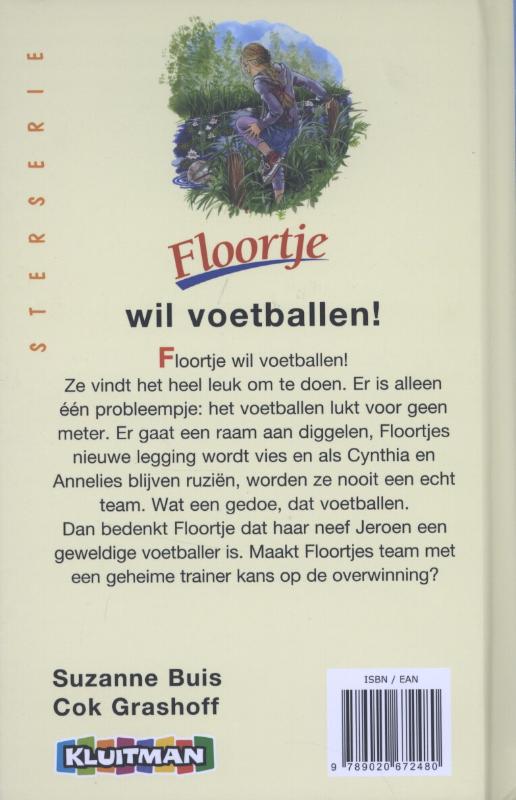 Floortje wil voetballen! / Floortje achterkant