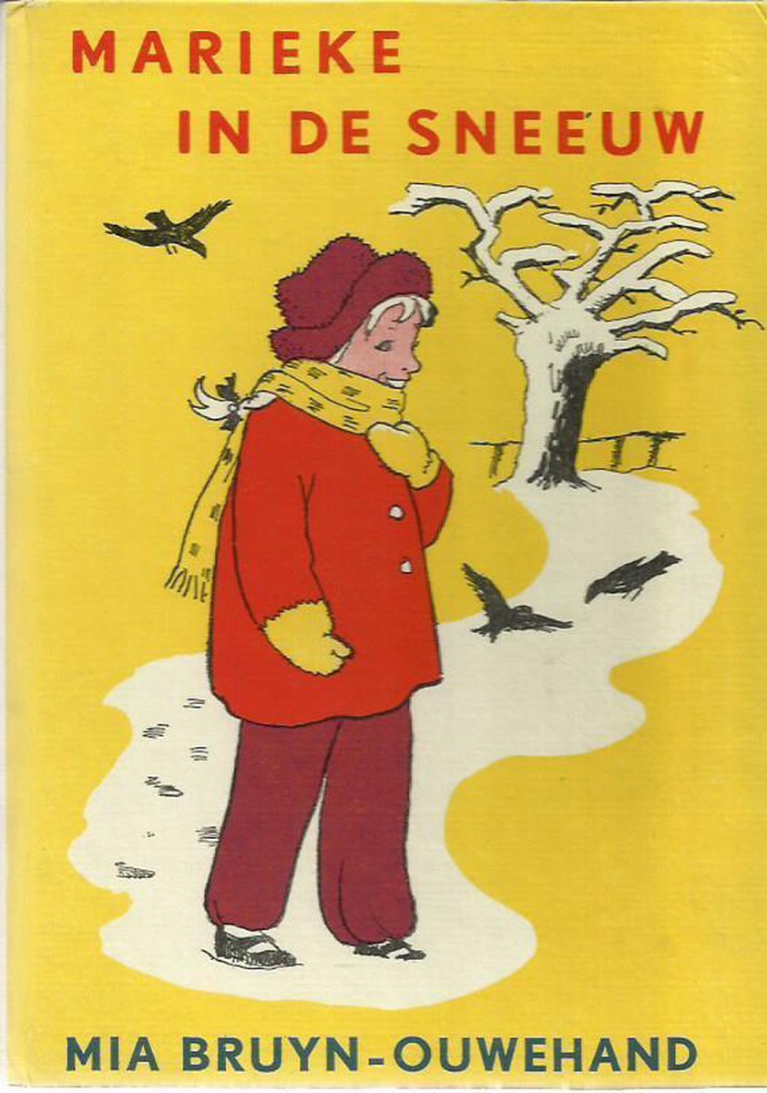 Marieke in de sneeuw