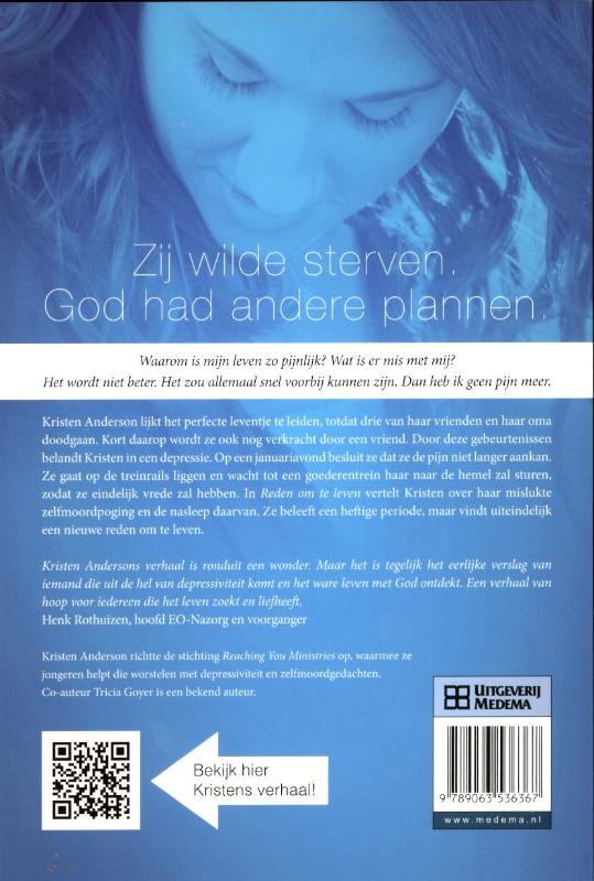 Reden Om Te Leven achterkant