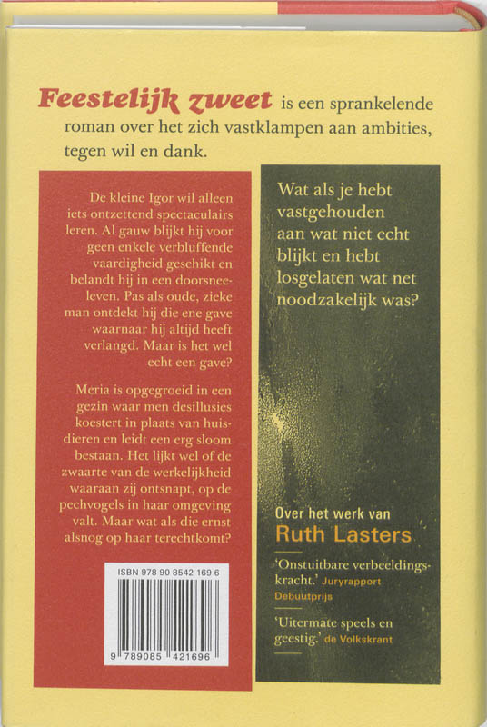 Feestelijk Zweet achterkant