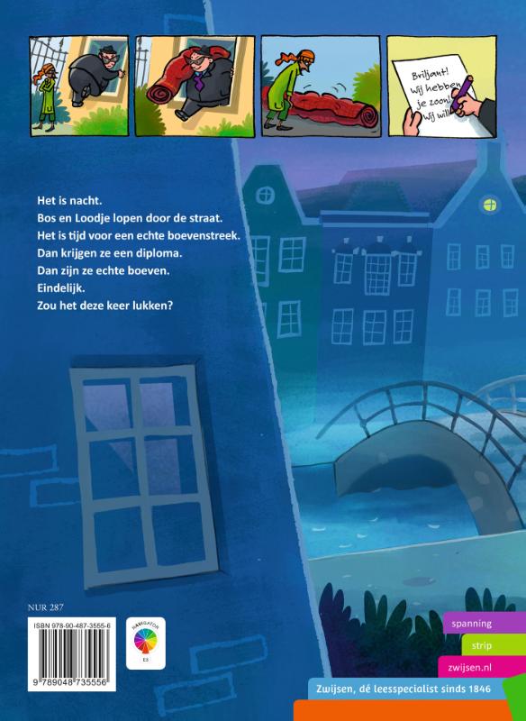 Echte boeven? / AVI-lezen met Paul van Loon achterkant