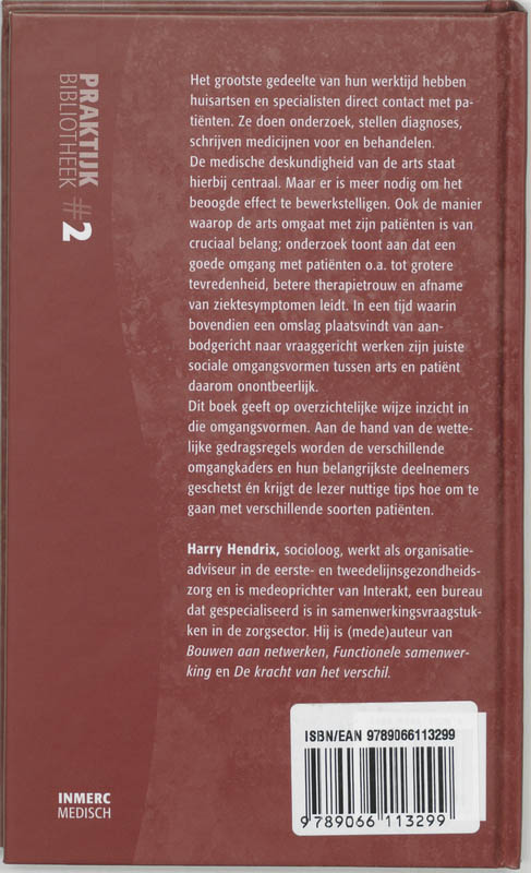 Omgang met patienten / Praktijkbibliotheek / 2 achterkant