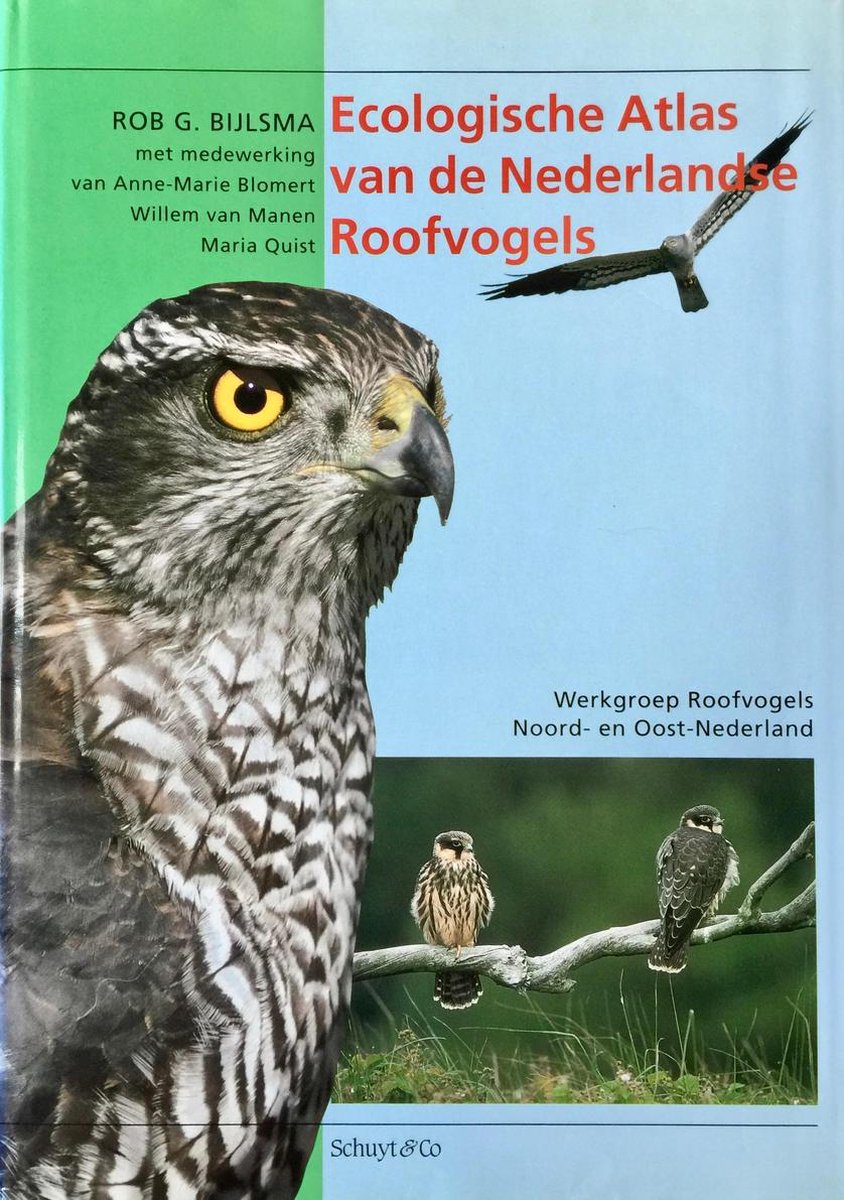 Ecologische atlas Nederlandse roofvogels