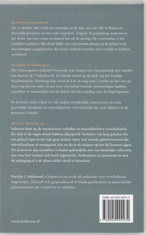 Mysteries in Utrecht achterkant