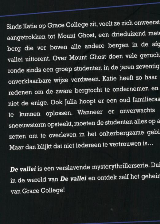 De vallei 2 Het ongeluk achterkant