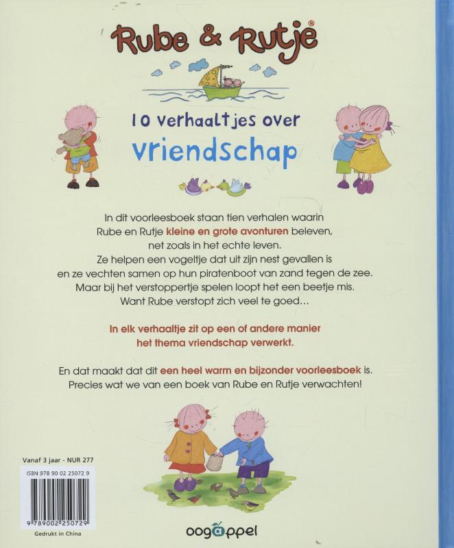 Rube en Rutje / Oogappel achterkant