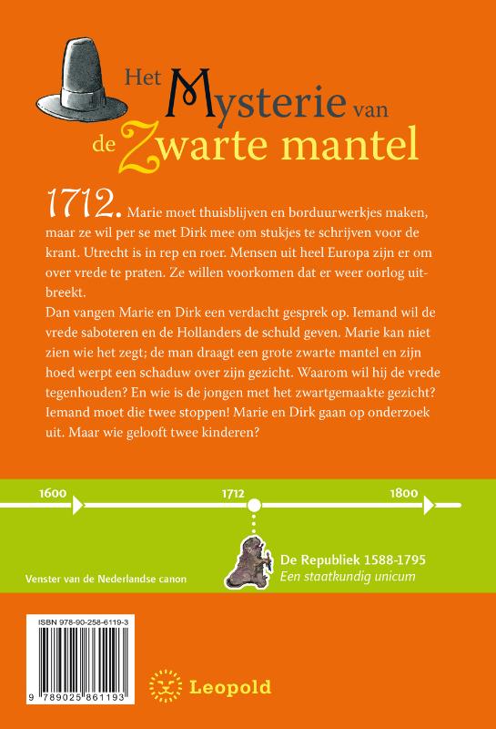 Het mysterie van de zwarte mantel achterkant