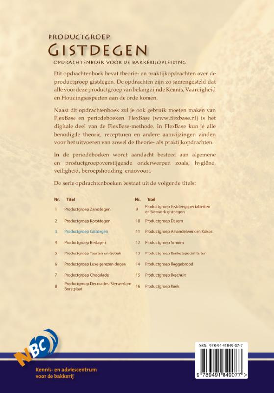 Productgroep - Gistdegen achterkant