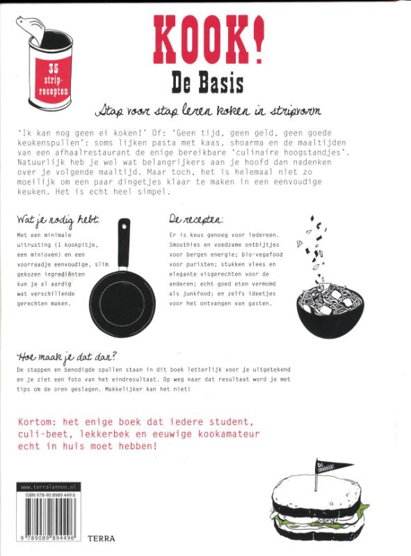 Kook ! De basis achterkant