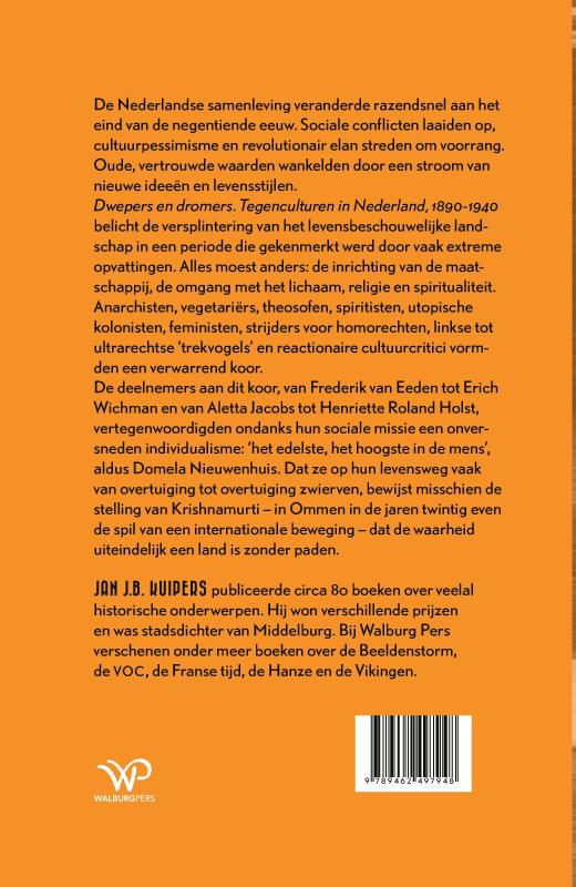 Dwepers en dromers achterkant