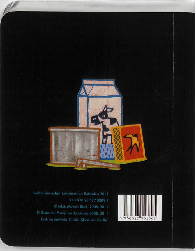 Slaap Schildpad Slaap, Kartonboek achterkant