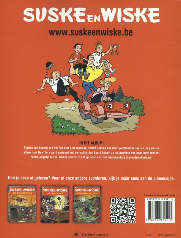 Sterrenrood / Suske en Wiske / 328 achterkant