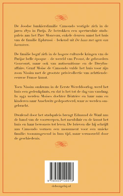 Brieven aan Camondo achterkant