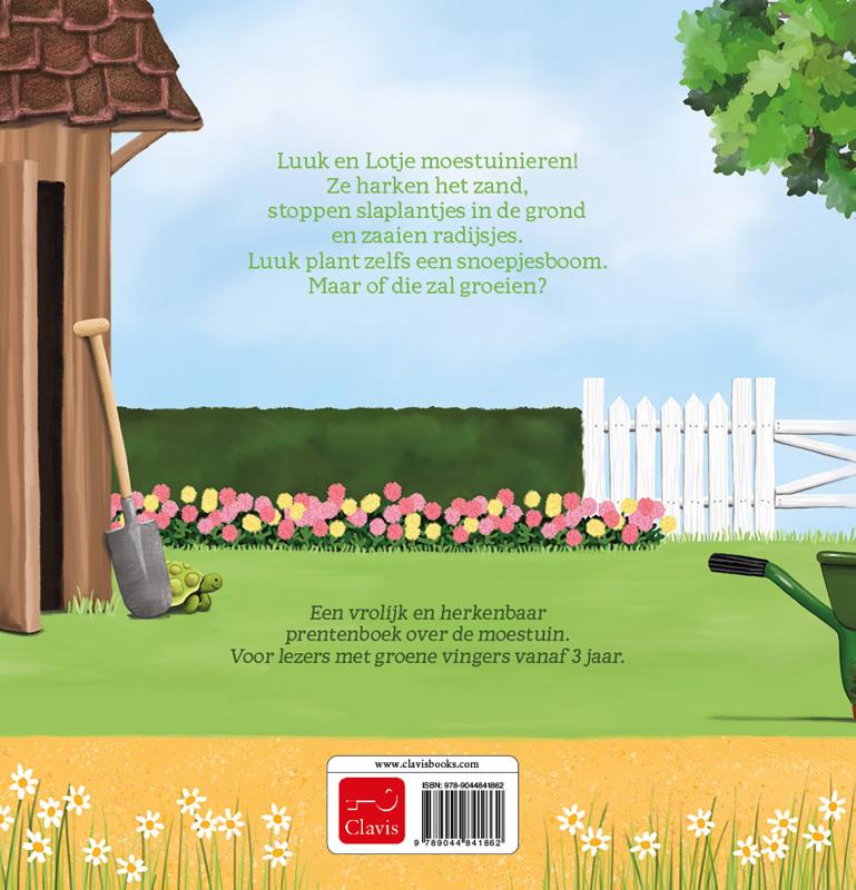 Luuk en Lotje - Moestuinieren! achterkant