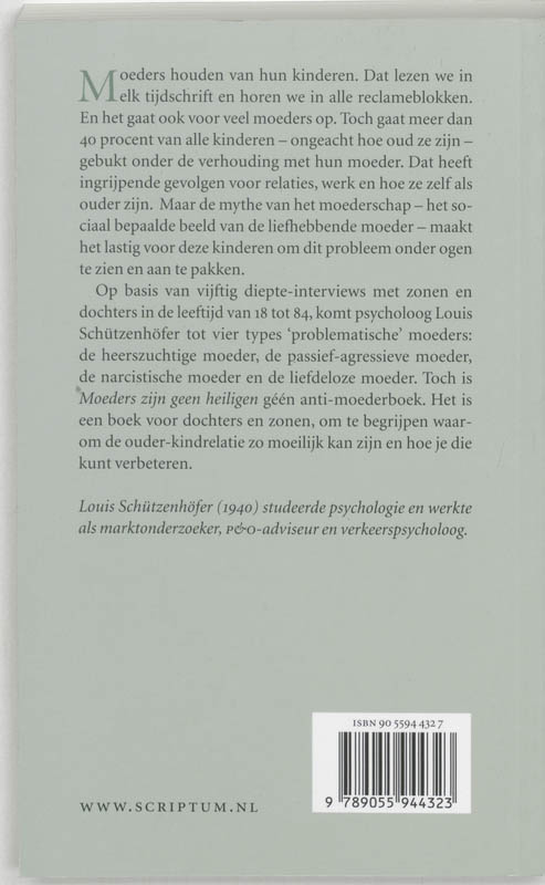 Moeders zijn geen heiligen achterkant