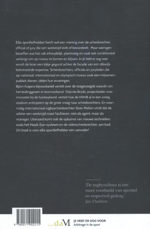 Je hebt er oog voor / Sport en Kennis achterkant