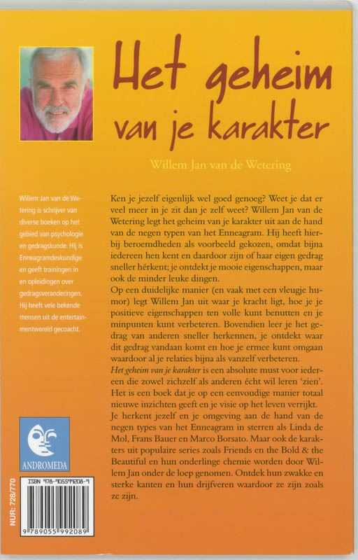 Het geheim van je karakter achterkant