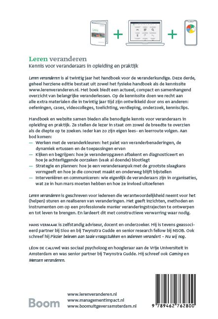 Leren veranderen achterkant