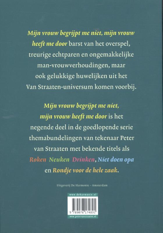 Mijn vrouw begrijpt me niet, mijn vrouw heeft me door achterkant