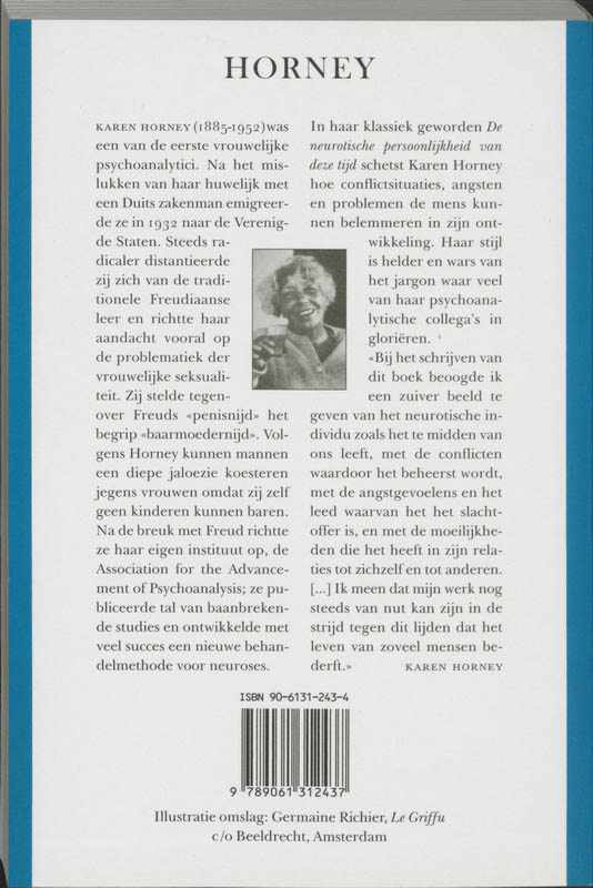 De neurotische persoonlijkheid van deze tijd achterkant